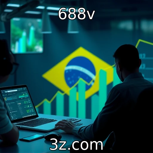 Crescimento das plataformas de apostas online no Brasil - 688v
