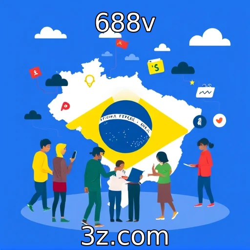 Crescimento das comunidades de apostadores no Brasil : 688v